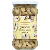 g'woon champignons gesneden
