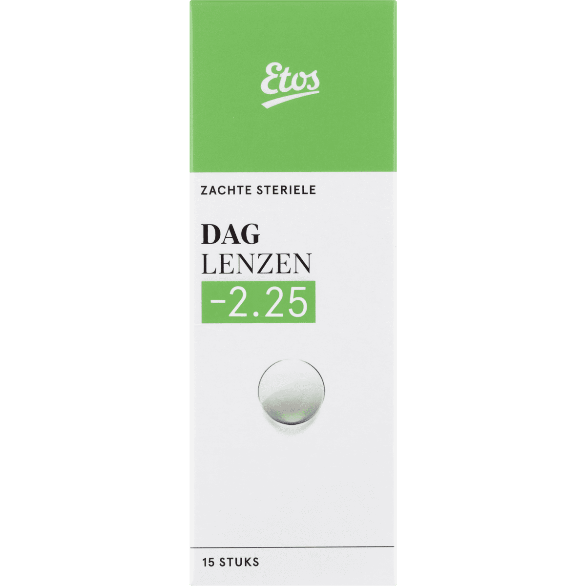 Etos Zachte Daglenzen -2,25 15 stuks