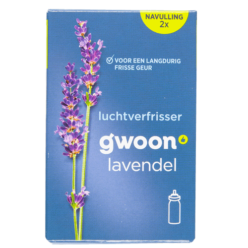 G'woon Luchtverfrisser minis lavendel 2 stuks