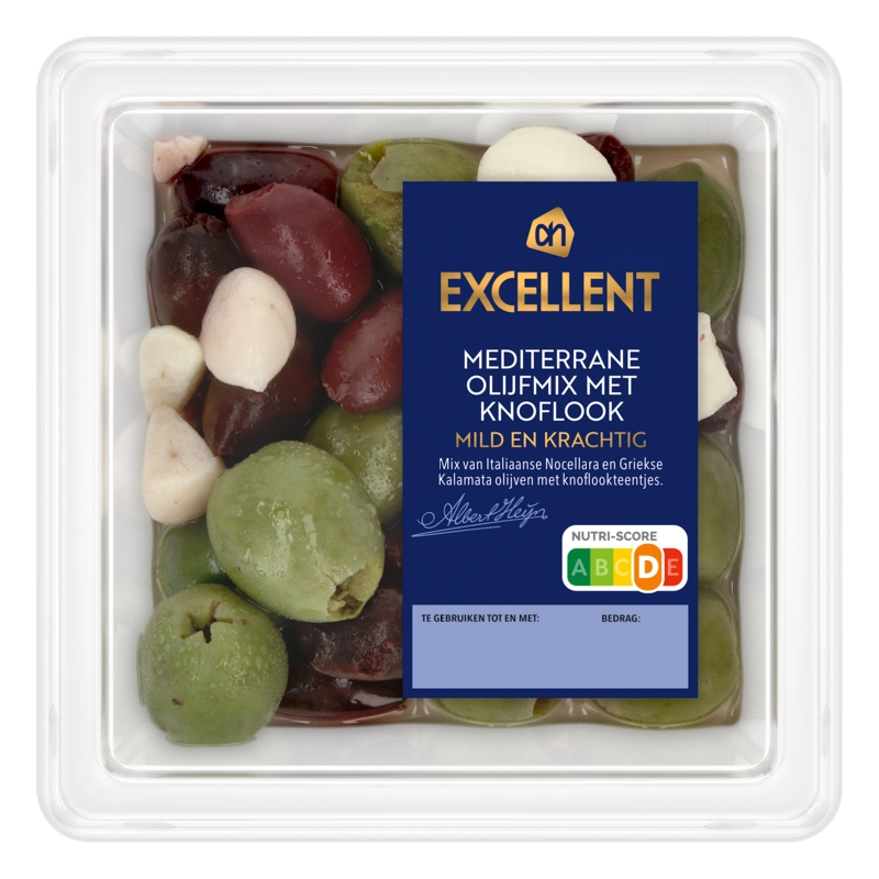 AH Excellent Mediterrane olijfmix met knoflook