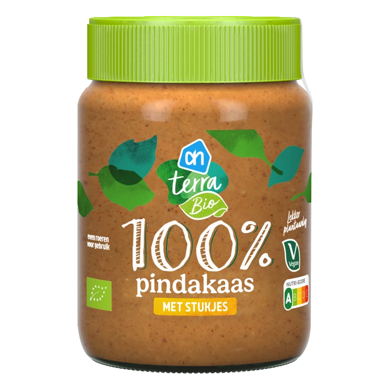 AH Terra Plantaardig biologisch 100% pindakaas