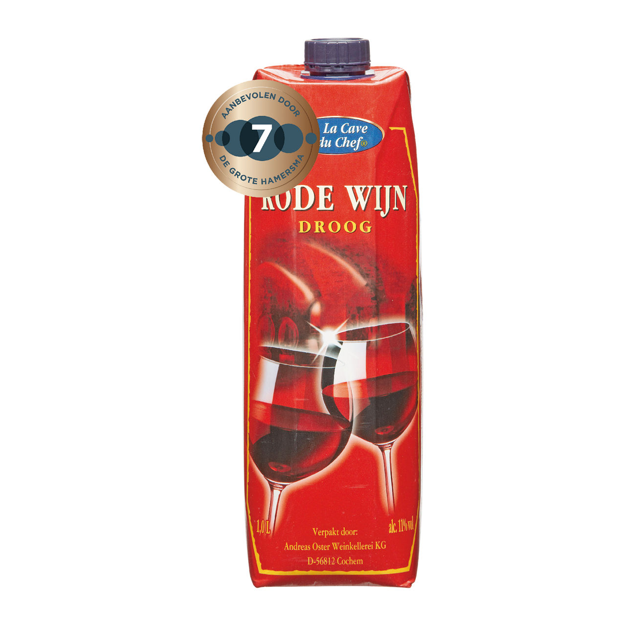 Droge rode wijn