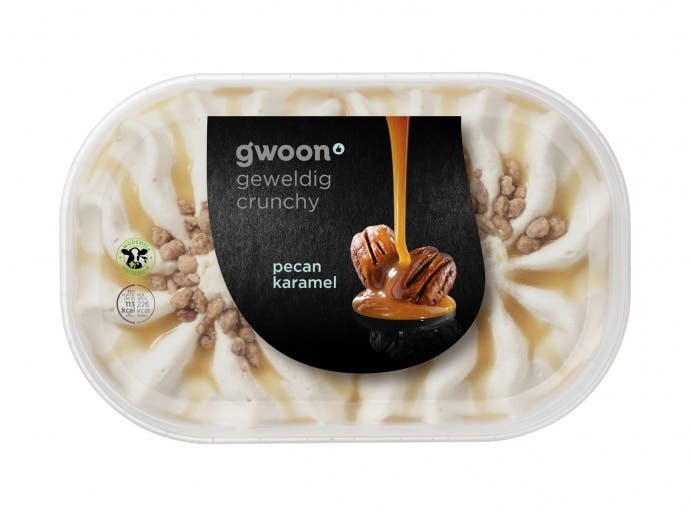 Slagroomijs Pecan Karamel