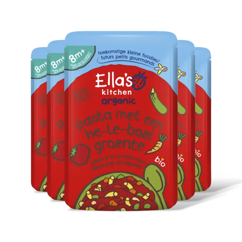 Ella's kitchen Pasta met een heleboel groente 8m+ 5-pck