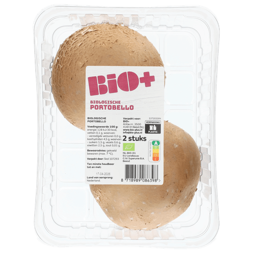 Bio+ Portobello per bak