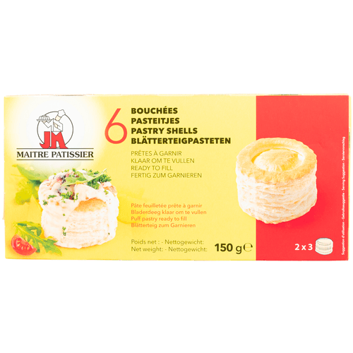 Maitre Patissier Pasteibakjes 6 st.