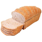 Lokale Bakker vloerbruin met sesam heel gesneden