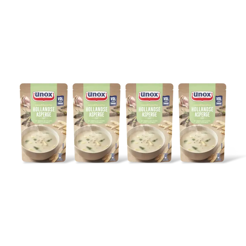 Unox Unox Aspergesoep 4-pack