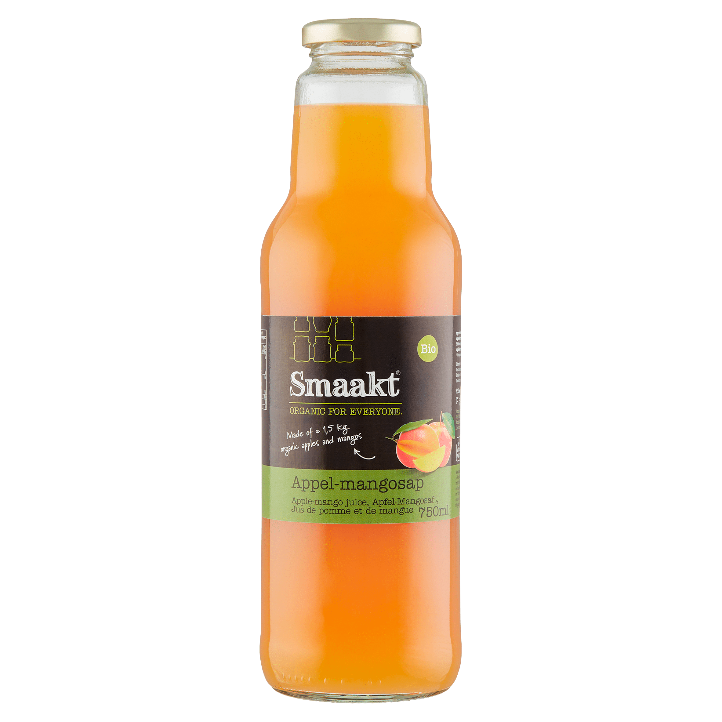 Smaakt Appel-mangosap bio