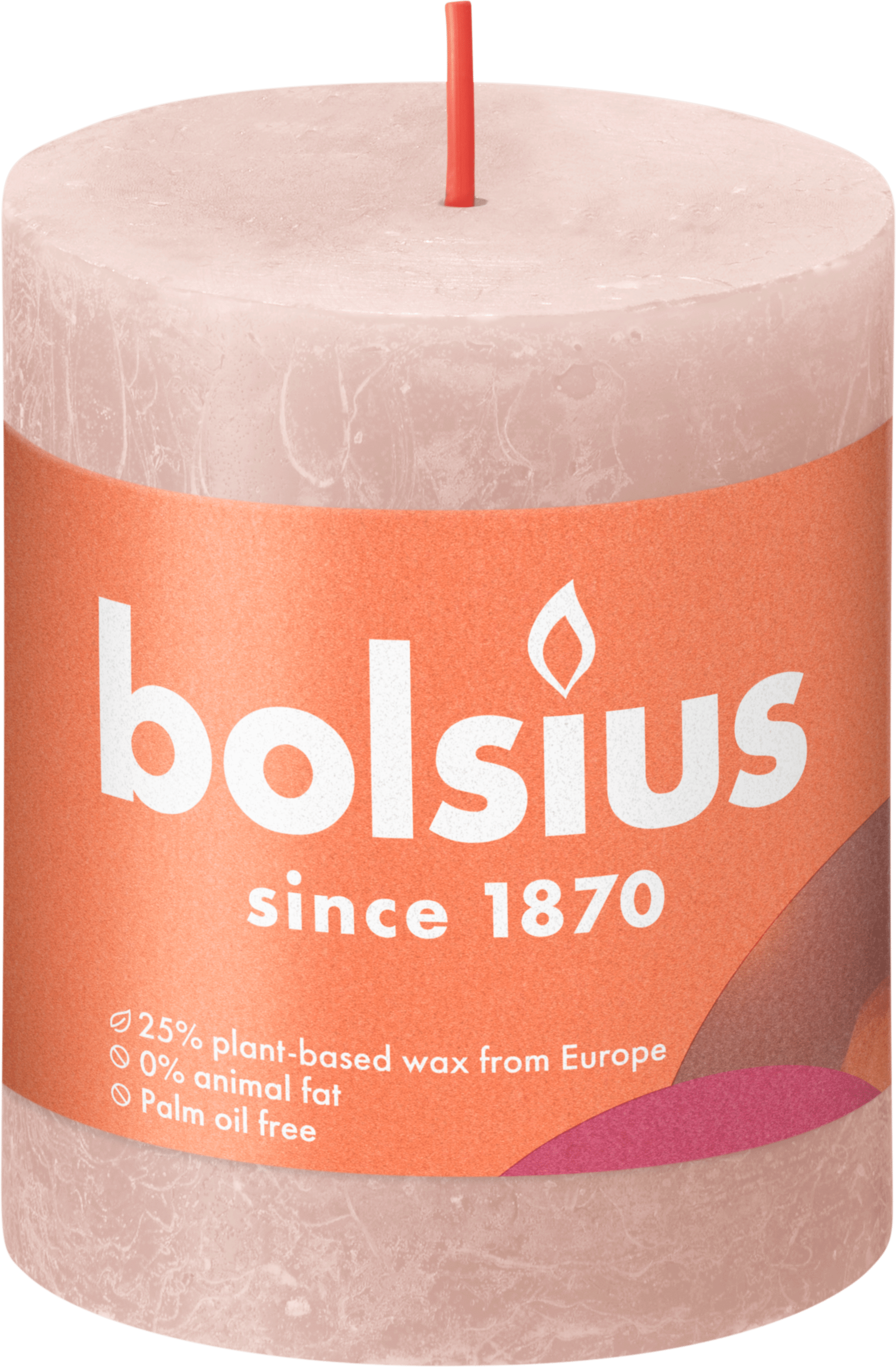 Bolsius Rustiek stompkaars 80/68 Misty