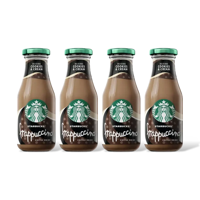 Starbucks Frappuccino cookies & cream 4-pack
