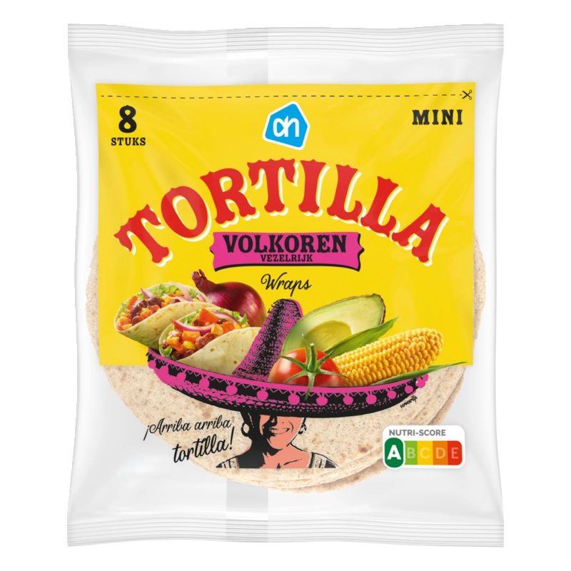AH Tortilla volkoren wraps mini