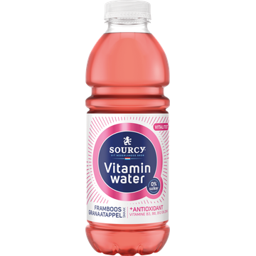 Sourcy Vitaminwater Framboos-Granaatappel 1000ML