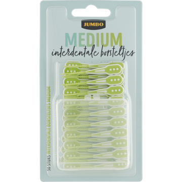 Jumbo Interdentale Borsteltjes Medium 50 Stuks