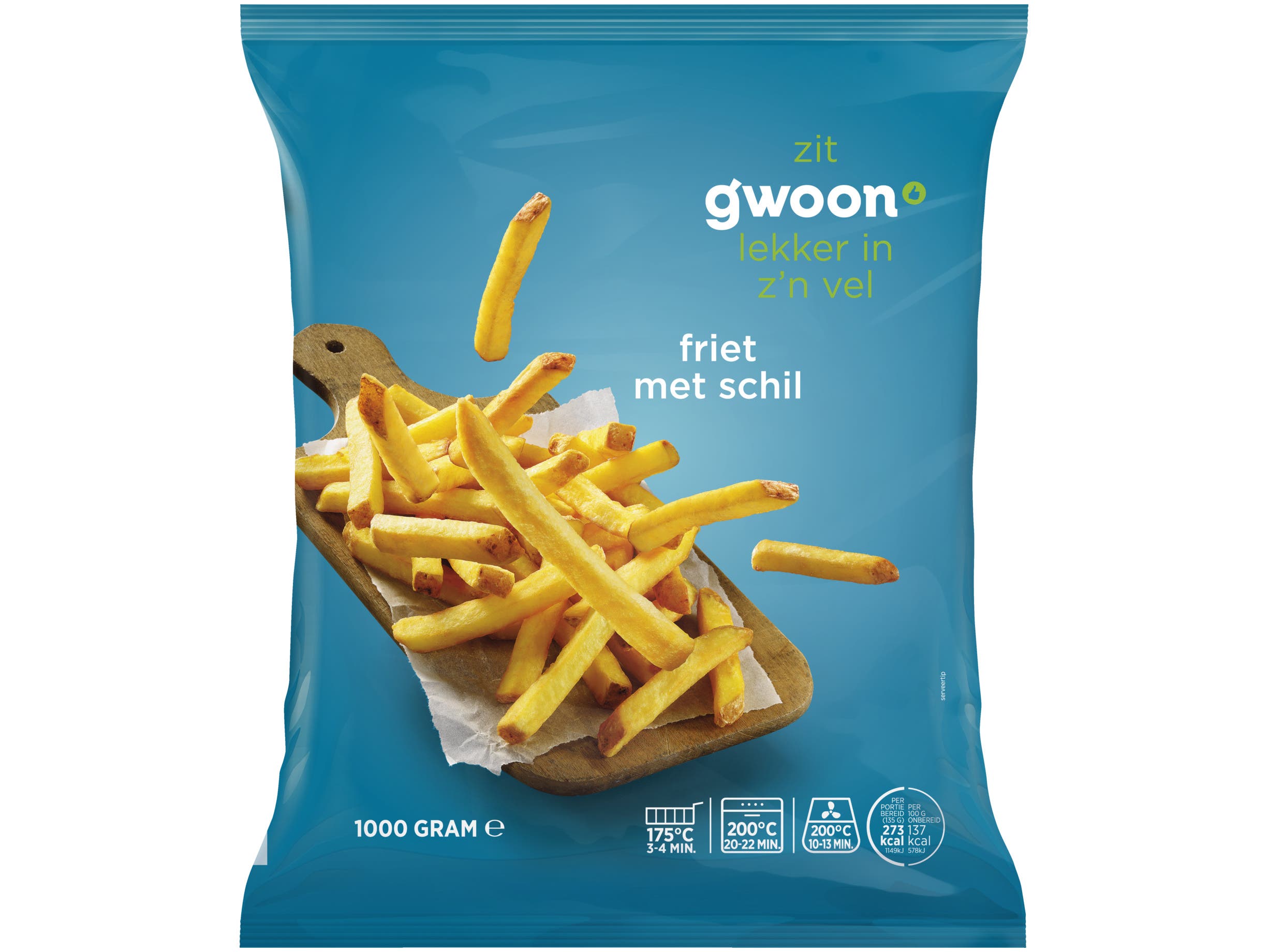 Friet met schil