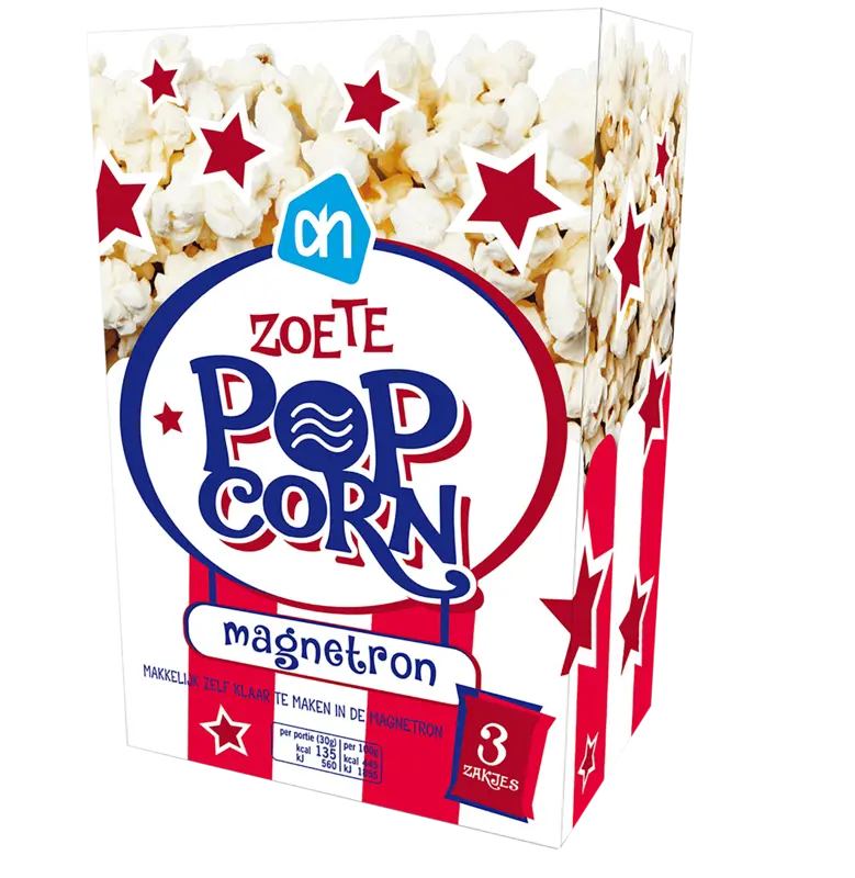 AH Magnetron Popcorn Zoet