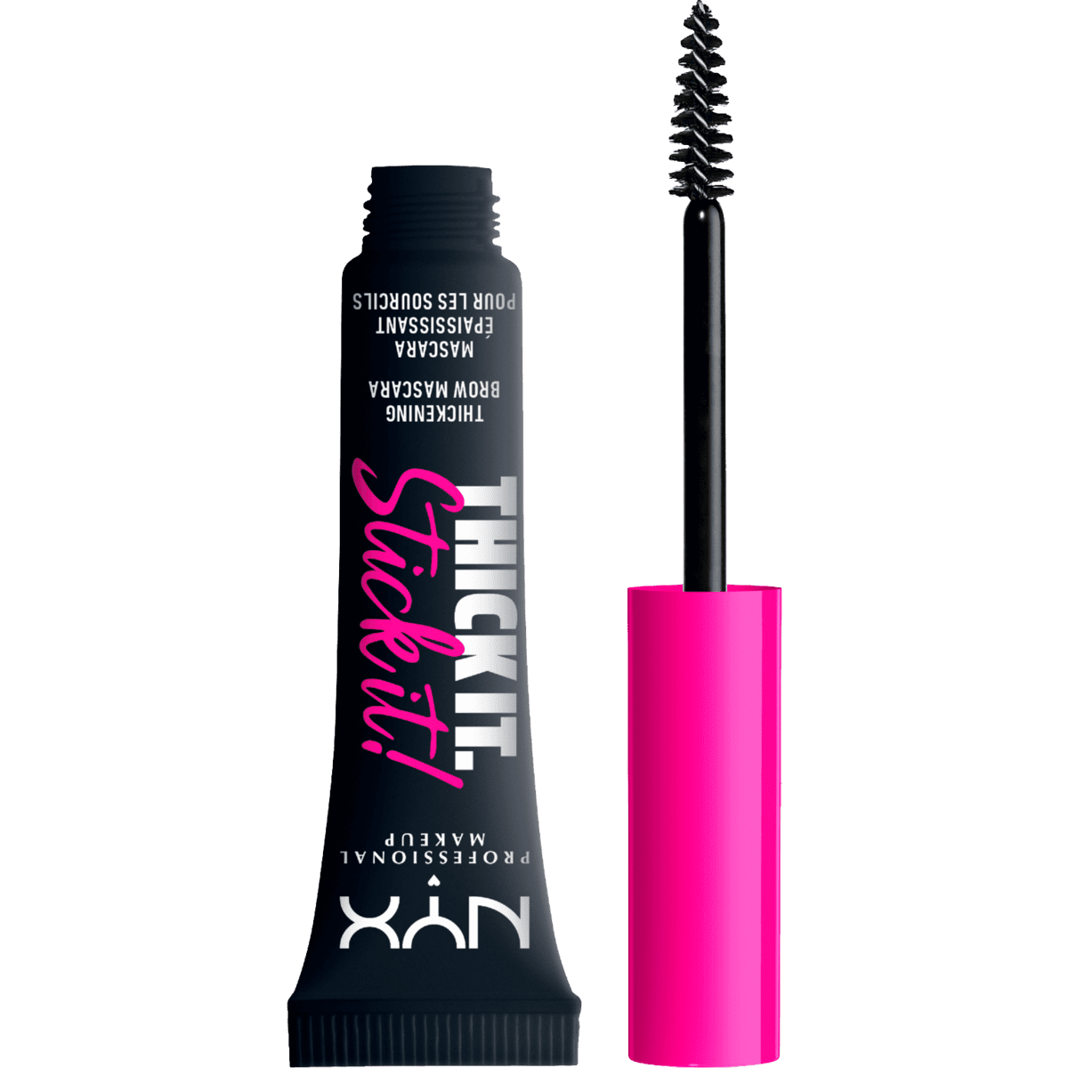 NYX Professional Makeup Thick It. Stick It! Wenkbrauwmascara 8 Black