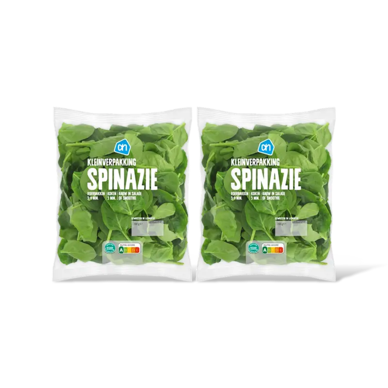 AH Spinazie kleinverpakking 2-pack