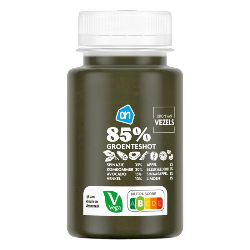 AH 85% Groenteshot spinazie