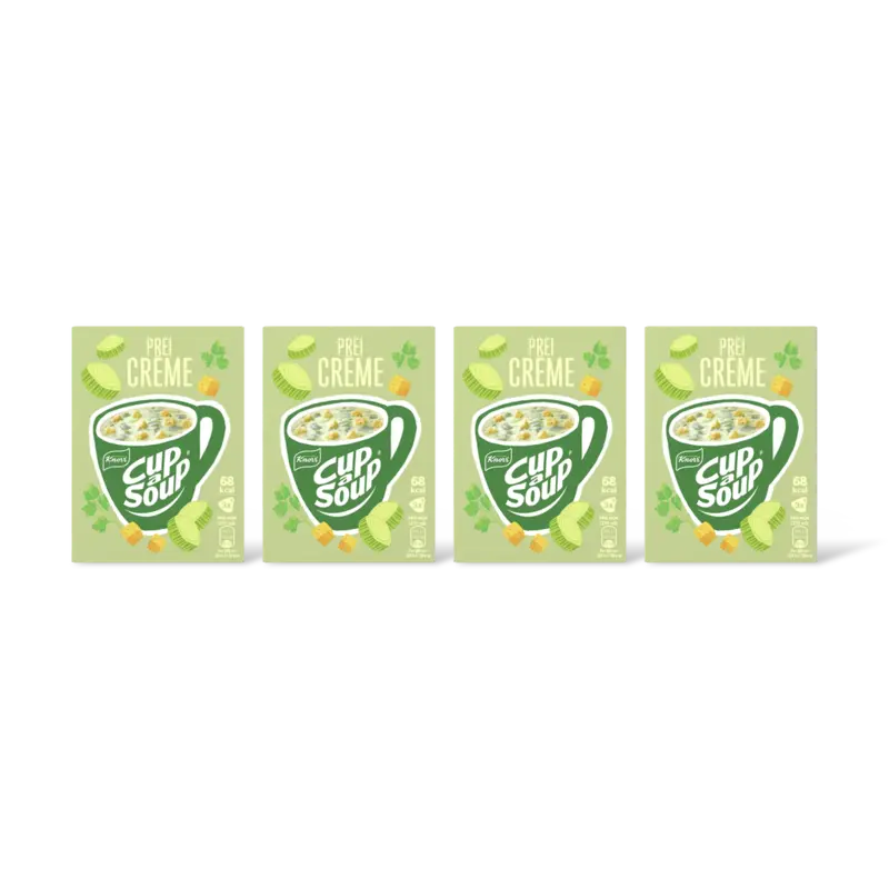 Knorr Cup-a-soup prei créme 4-pack