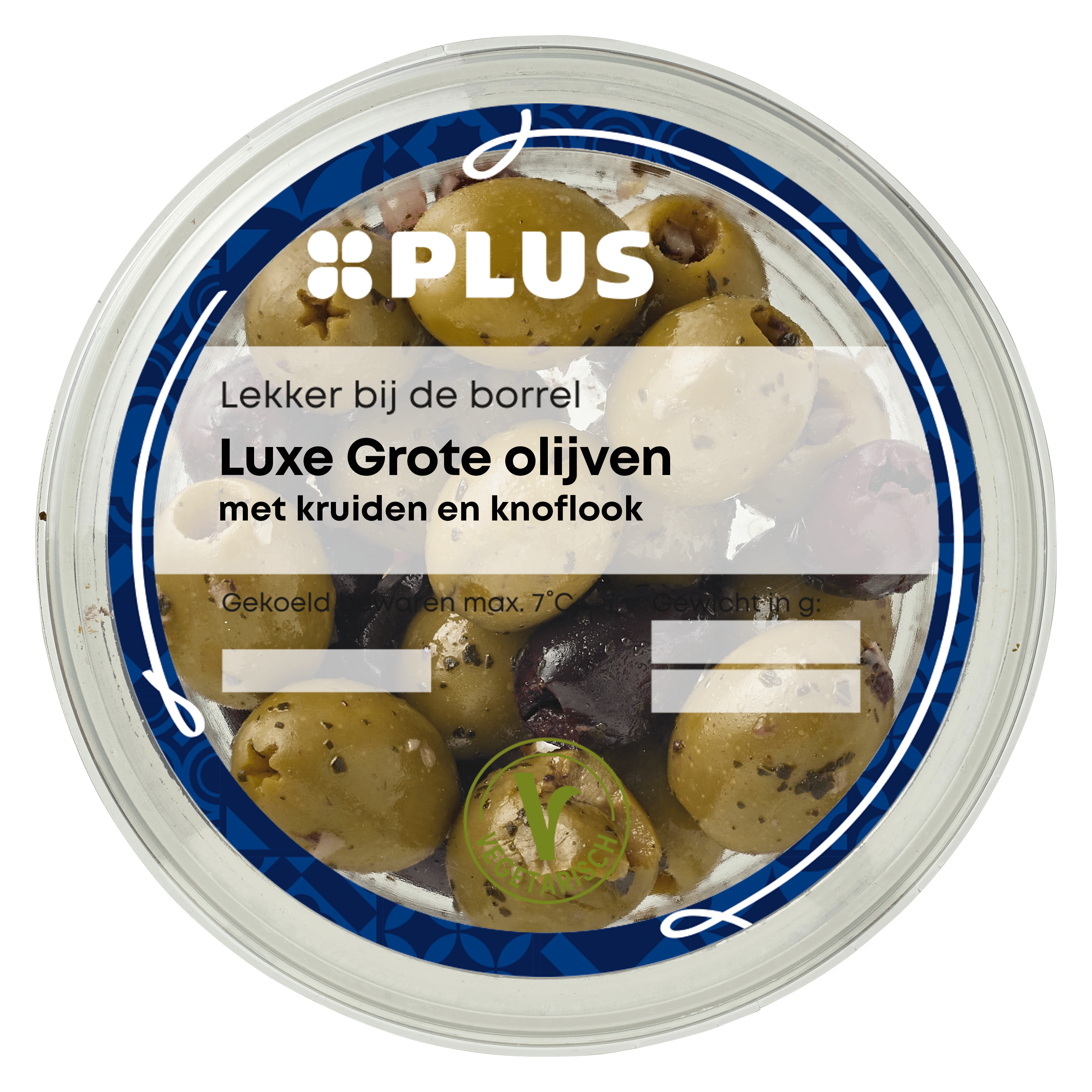 PLUS Luxe XXL olijven kruiden en knoflook