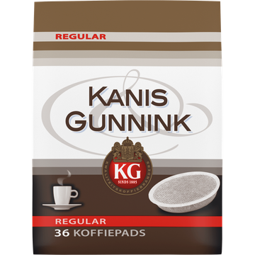 Kanis & Gunnink Regular Koffiepads 36 stuks