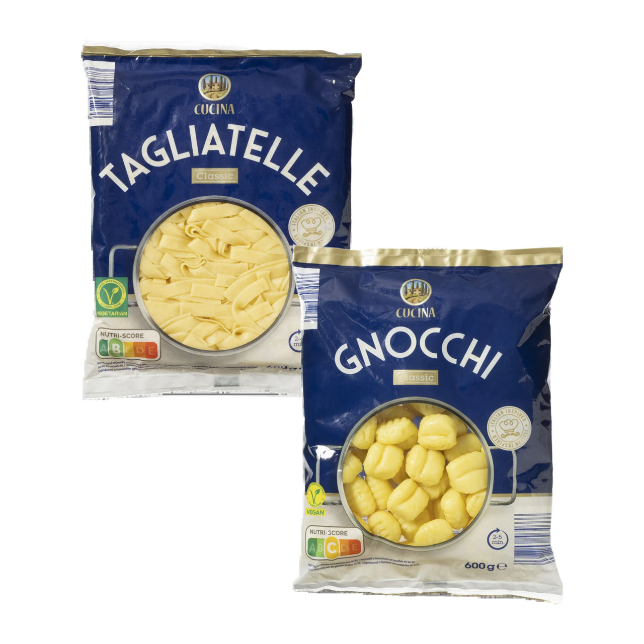 Tagliatelle of gnocchi