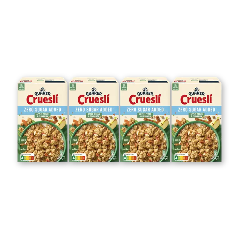 Quaker zsa apple, pecan & cinnamon 4-pack
