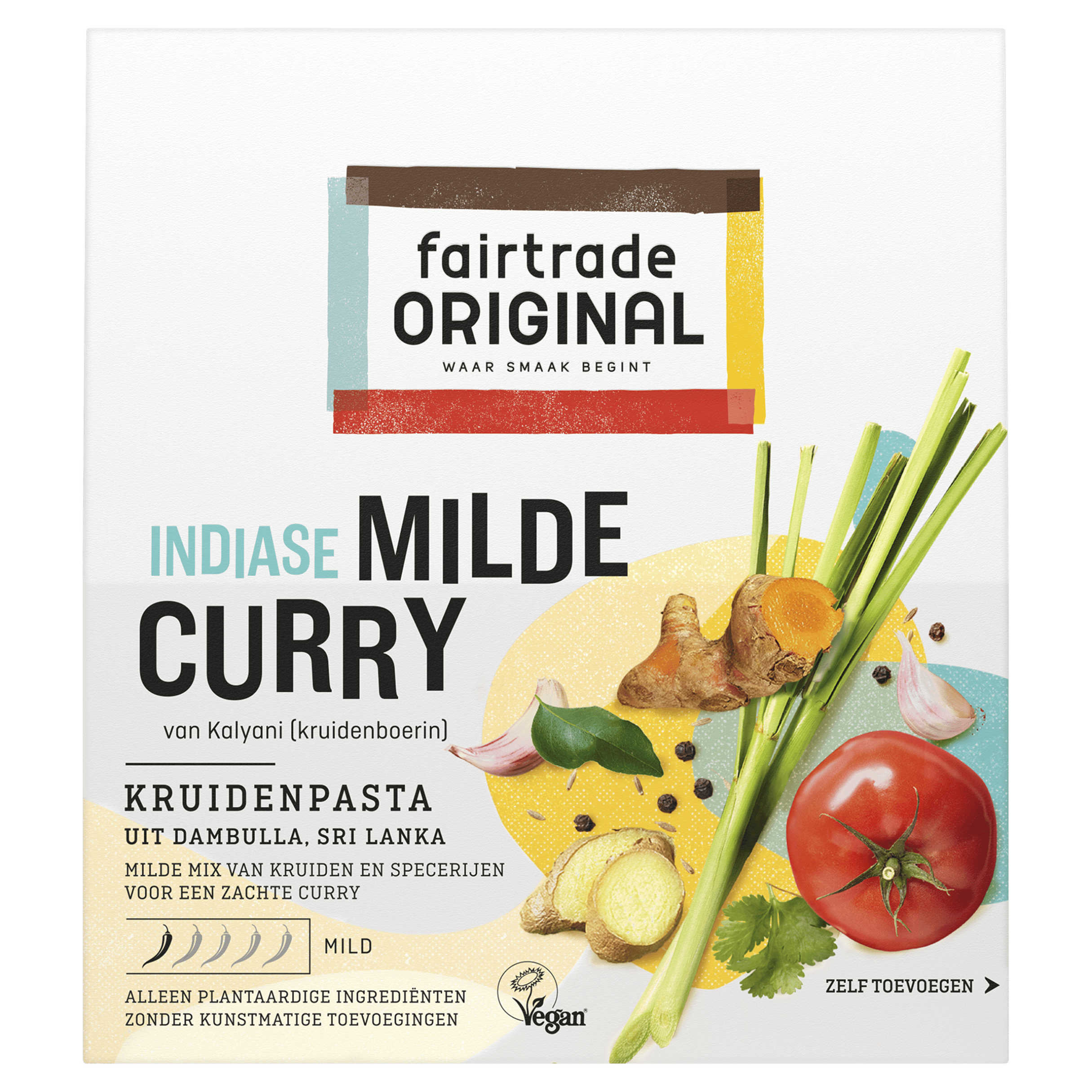 Fairtrade Original Milde Curry kruidenpasta 75g