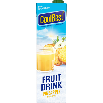 CoolBest FruitDrink Pineapple 1 L