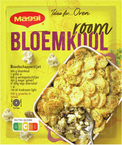 Maggi Ovenschotel bloemkool-room