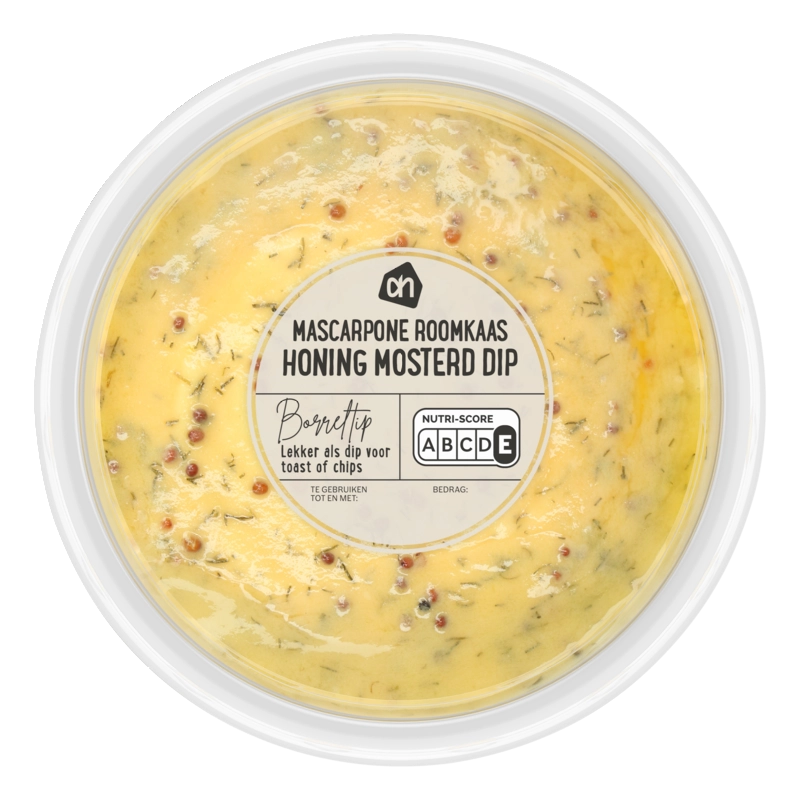 AH Mascarpone roomkaas honing mosterd dip