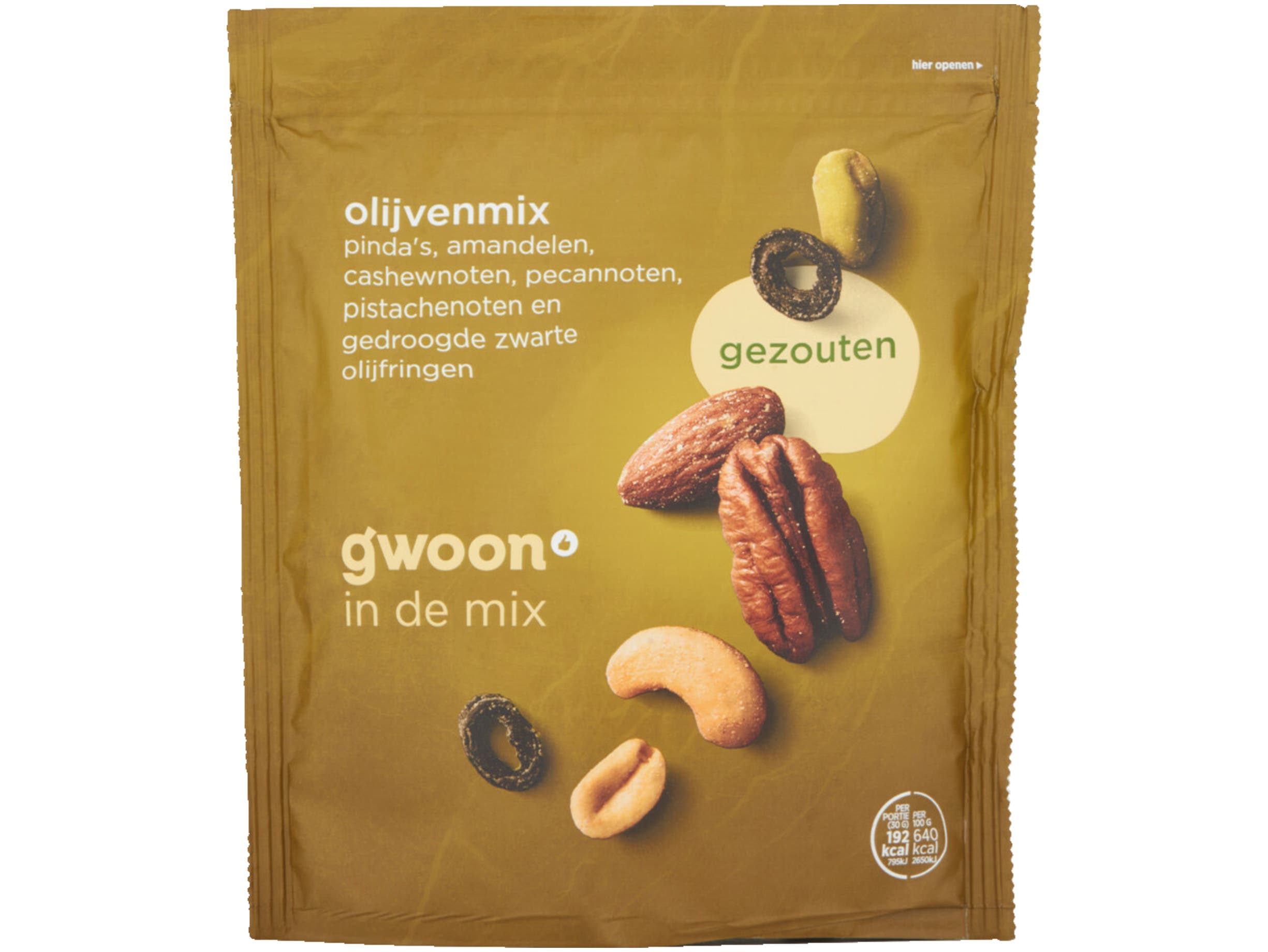 Olijvenmix gezouten