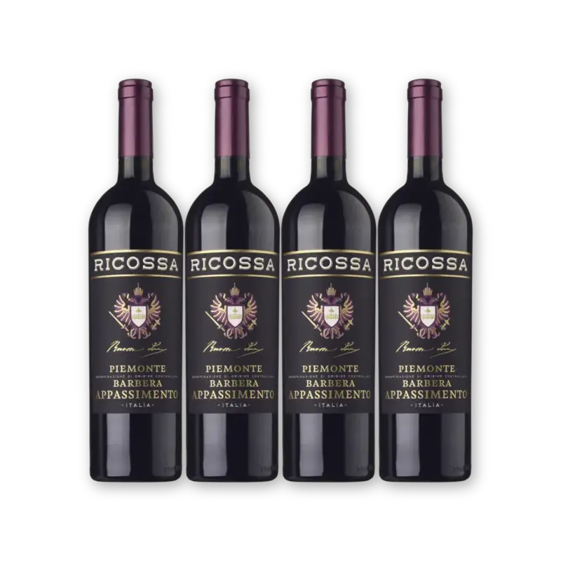 Ricossa Ricossa Barbera Appass. 4 flessen