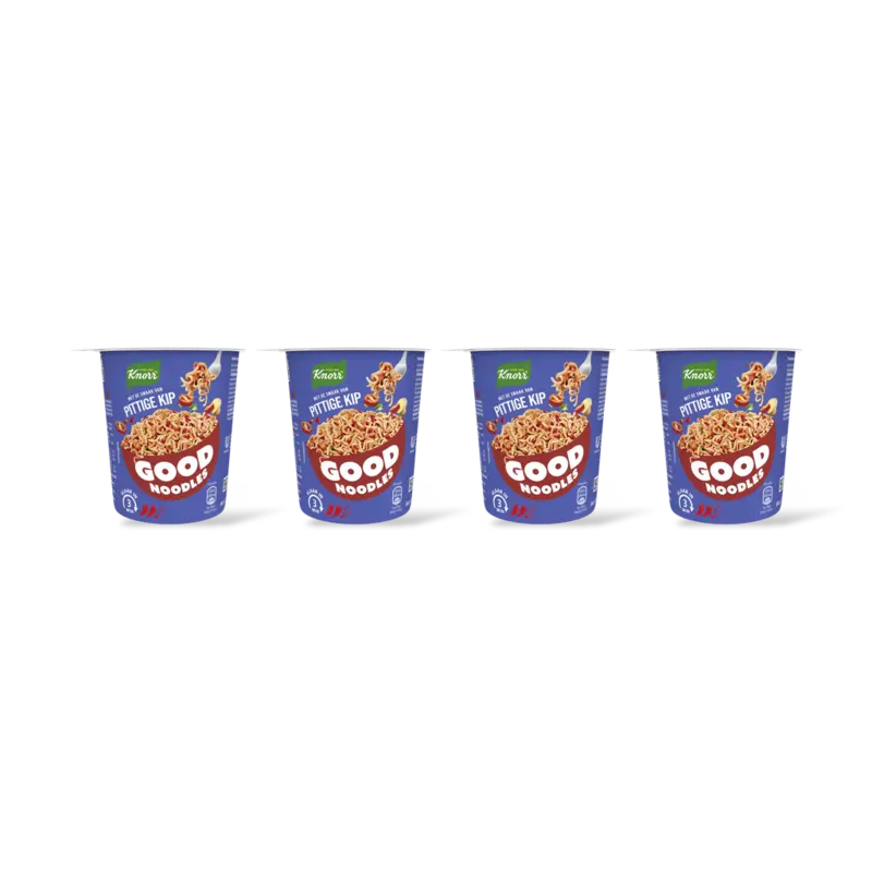 Knorr Good noodles pittige kip 4-pack