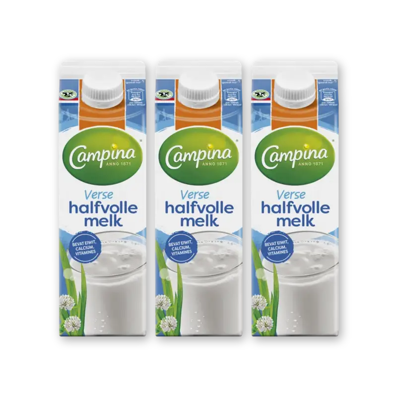 Campina Halfvolle melk 3-pack