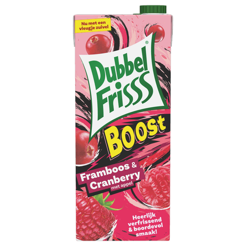 Dubbelfrisss Framboos cranberry boost