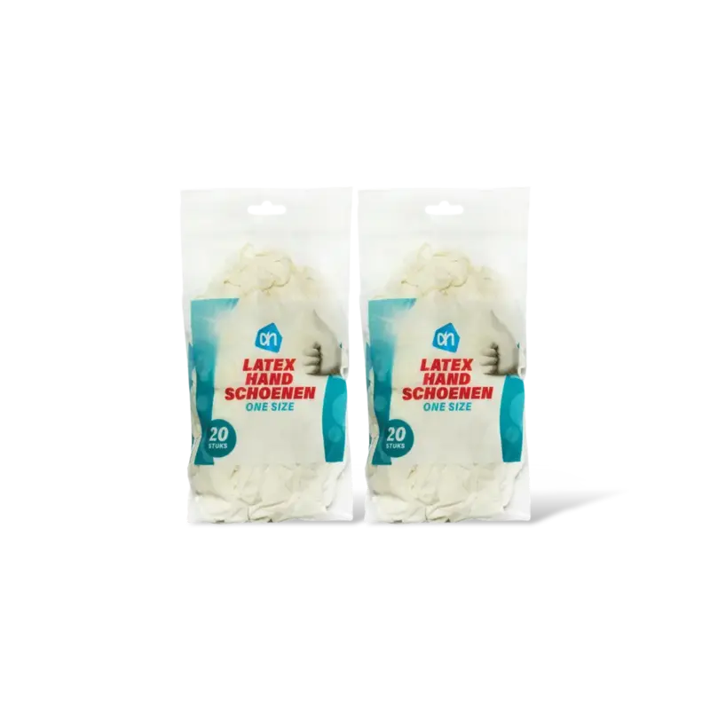 AH Latex handschoenen one size 2-pack