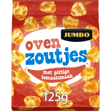 Jumbo Oven Zoutjes met Pittige Tomaatsmaak 125 g