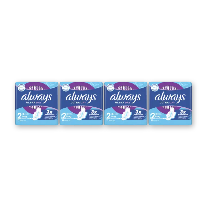Always Maandverband Long Wings 4-pack