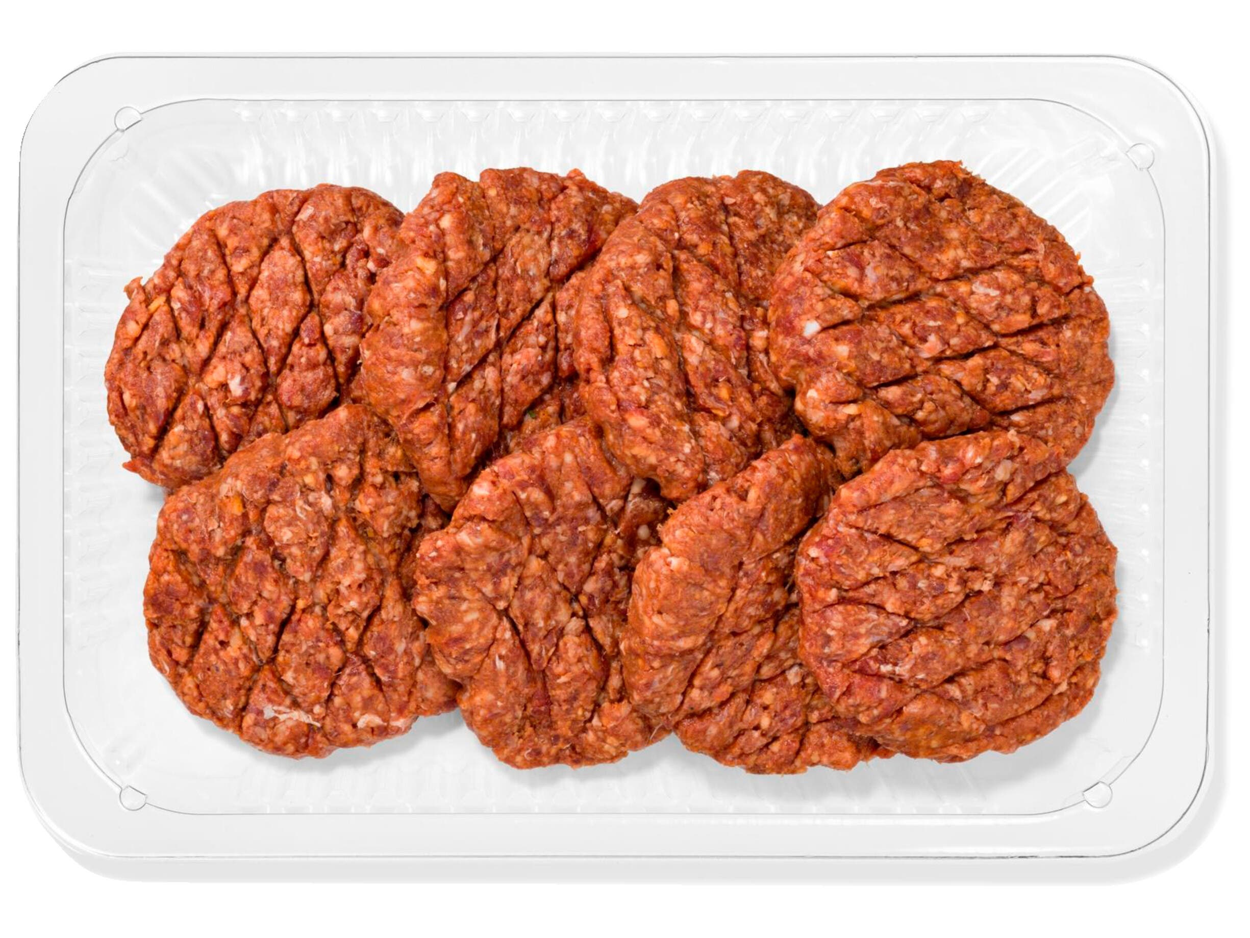 Hamburgers 8 stuks