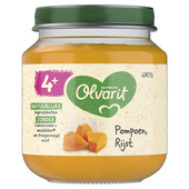 Olvarit Baby/Peuter Maaltijd Pompoen Met Rijst