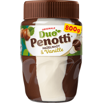Duo Penotti Hazelnoot & Vanille Reuze Potti 800 g