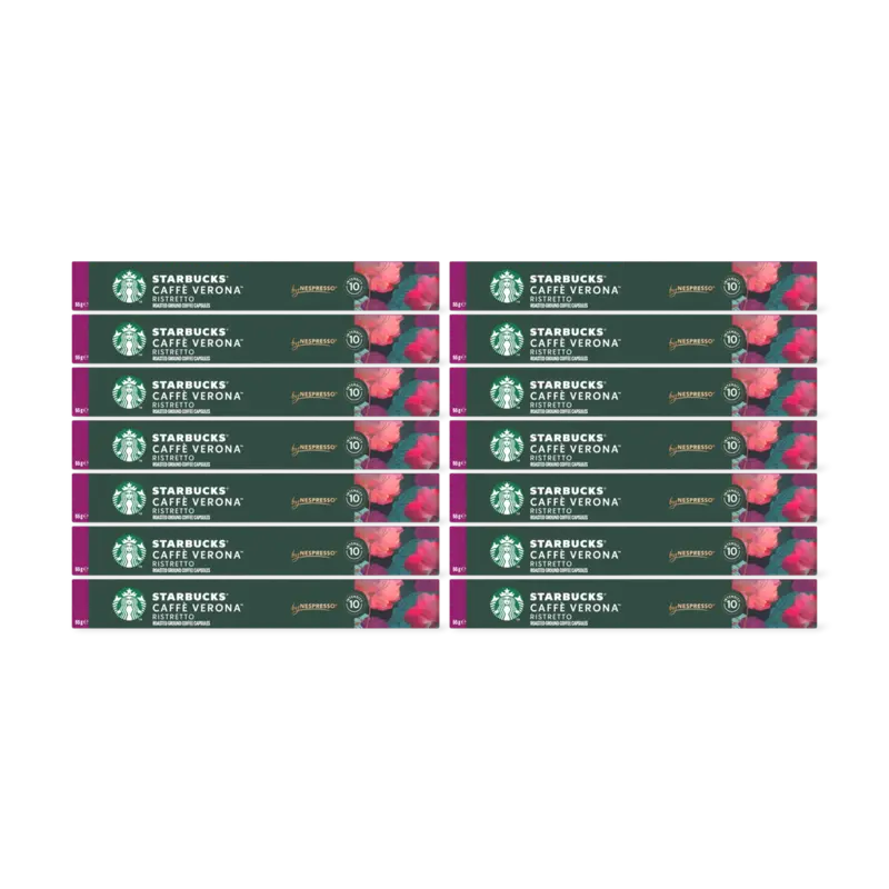 Starbucks Nespresso caffe Verona capsules 14-pack