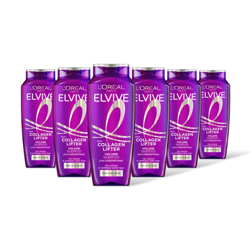 L'Oréal Paris Elvive Collagen lifter volume shampo 6-pack