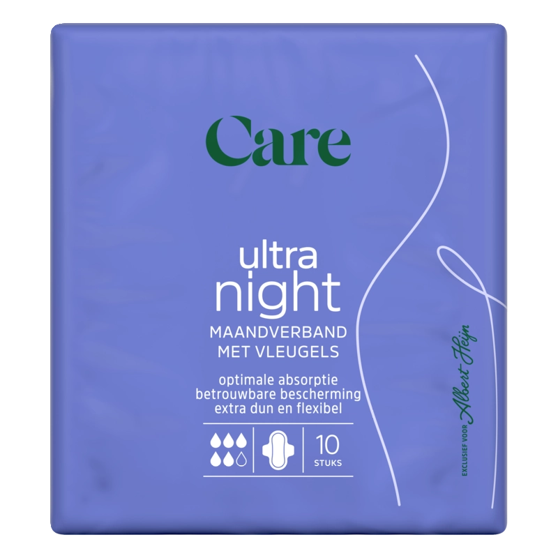 Care Maandverband ultra night met vleugels