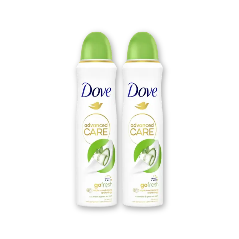 Dove fresh cucumber anti-transpirant 2-pack