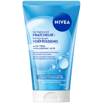 NIVEA Verfrissende Reinigingsgel - 150ml - Gezichtsreiniger - Met Vitamine C & E - Voor de normale huid