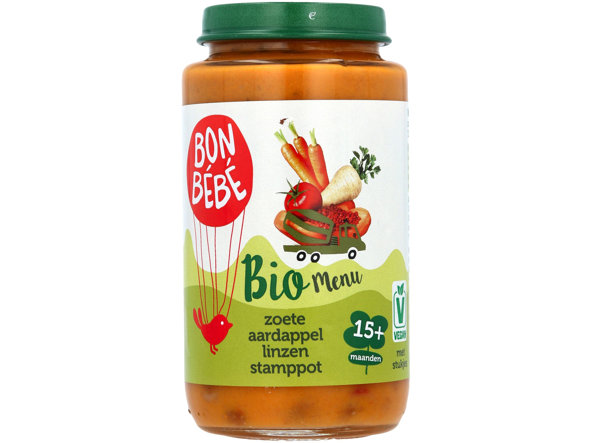 Zoete aardappel linzen stamppot 15+ mnd