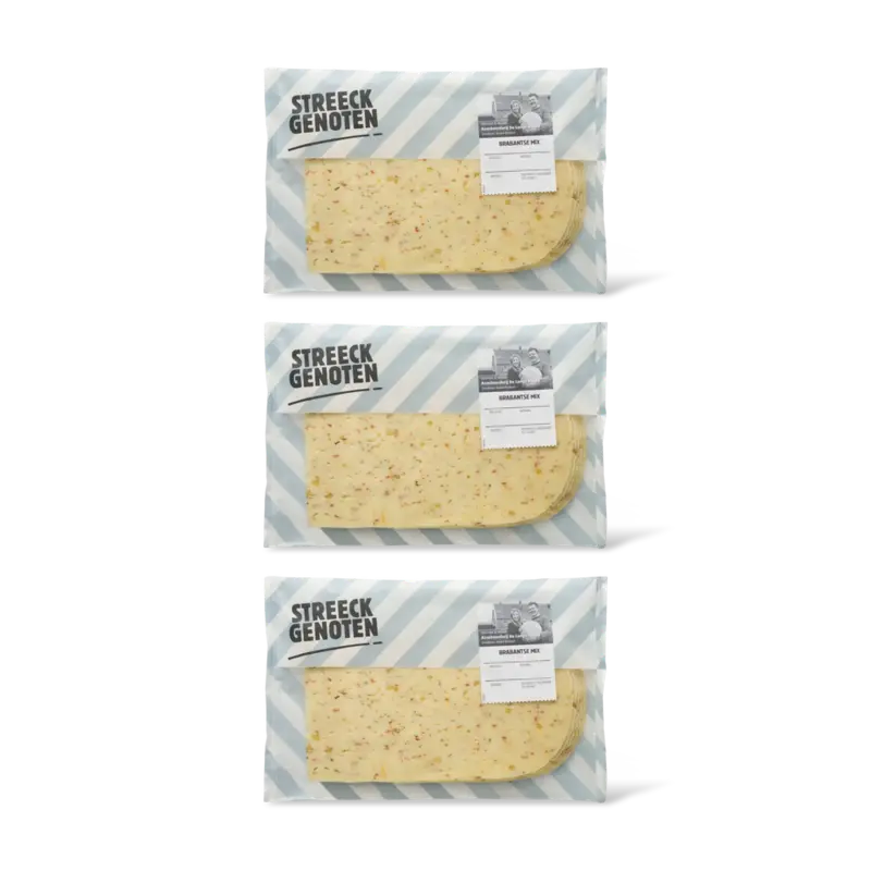 Streeckgenoten Brabantse mix 50+ plakken 3-pack